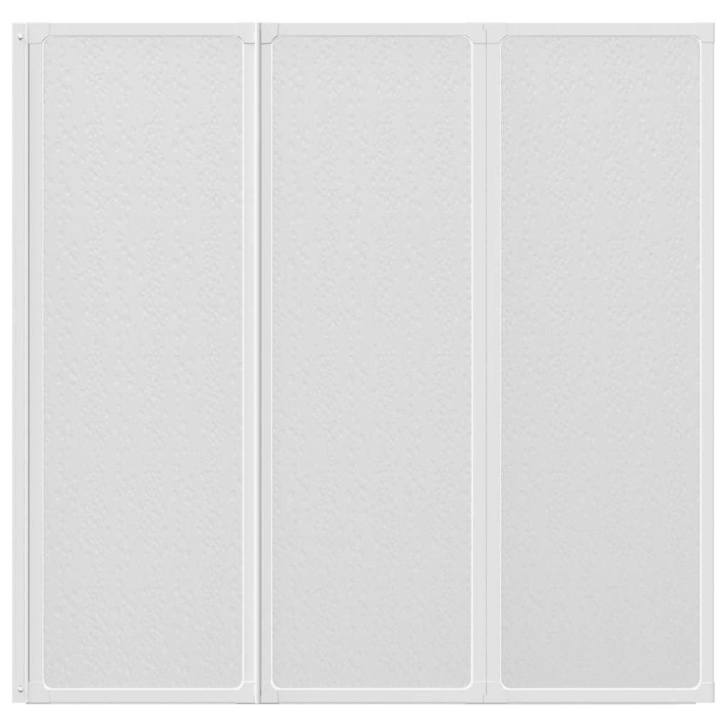 Doccia da bagno a parete 141 x 132 cm 3 Pannelli pieghevoli 140785