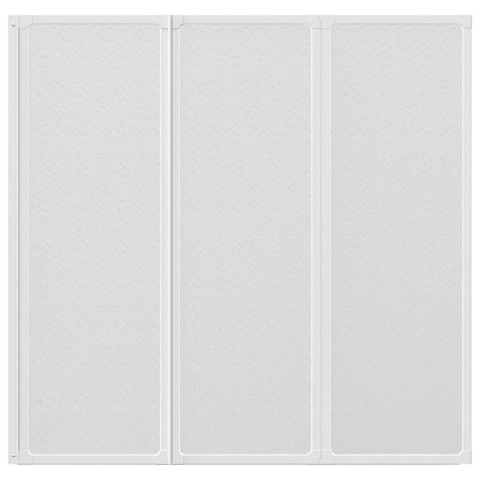 Doccia da bagno a parete 141 x 132 cm 3 Pannelli pieghevoli cod mxl 51213
