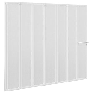 7 Pannelli pieghevoli con porta-asciugamano 140 x 168 cm doccia bagno cod mxl 53746