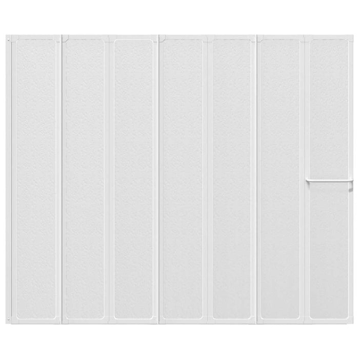 7 Pannelli pieghevoli con porta-asciugamano 140 x 168 cm doccia bagno cod mxl 53746