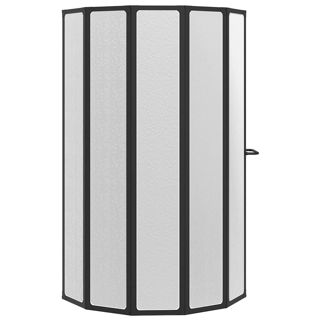 7 Pannelli pieghevoli con porta-asciugamano 140 x 168 cm doccia bagno cod mxl 53746