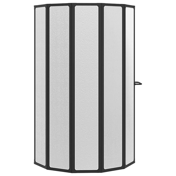 7 Pannelli pieghevoli con porta-asciugamano 140 x 168 cm doccia bagno cod mxl 53746