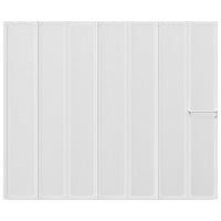 7 Pannelli pieghevoli con porta-asciugamano 140 x 168 cm doccia bagno 140786