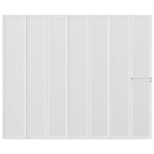 7 Pannelli pieghevoli con porta-asciugamano 140 x 168 cm doccia bagno 140786