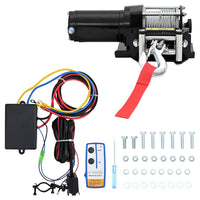 Verricello Elettrico 12 V 1360 kg Piastra Rullo Telecomandocod mxl 97086