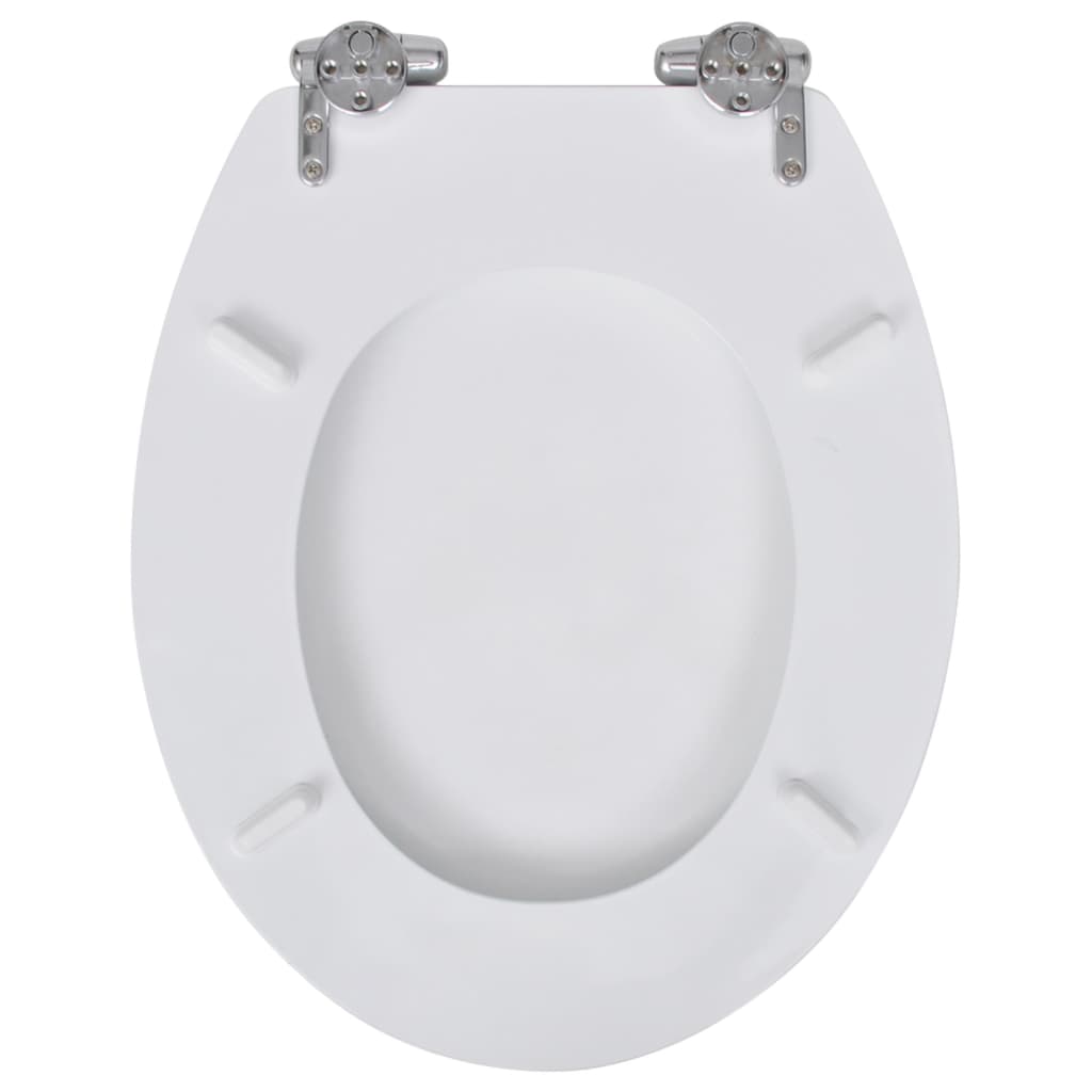 Sedile WC coperchio WC con coperchio in MDF chiusura rallentata bianco 02_0002875