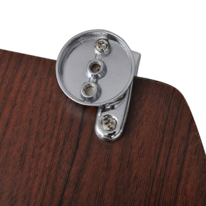 Sedile WC MDF con Coperchio Design Semplice Marrone 140803