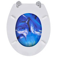 Sedile WC con coperchio MDF Dolphins 02_0002883