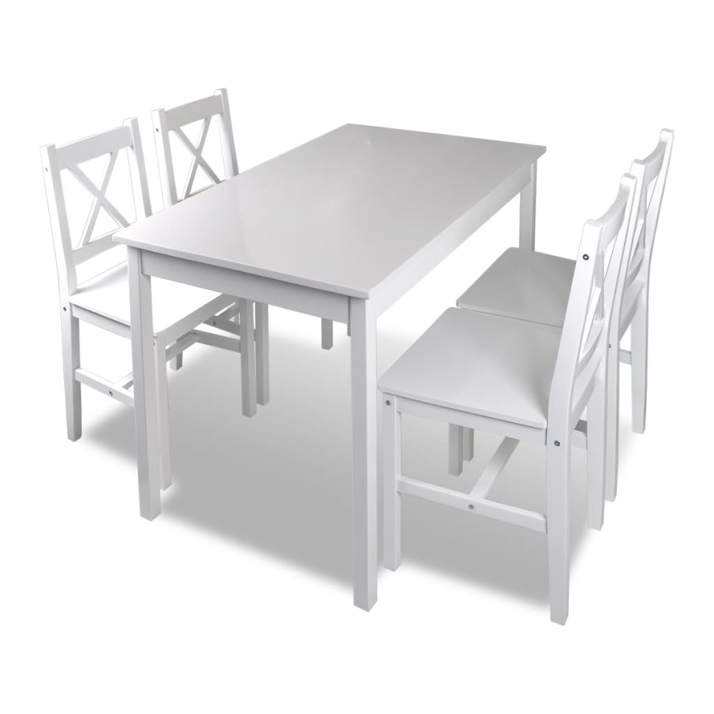 Set da Pranzo 5 pz Bianco 240883
