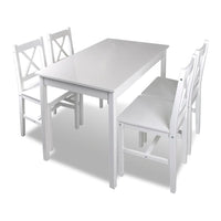 Set da Pranzo 5 pz Bianco 240883