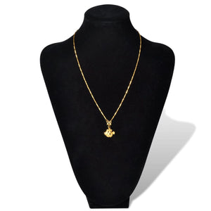 Busti Neri Portagioielli Collane 2 pz in Flanella 23x11,5x30 cm 240906