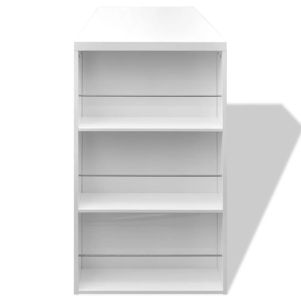 Tavolo da Bar in MDF con Portavini Bianco Lucido 240820