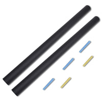 Adesivo da parete 06 x 2 m 2 rotoli con gesso nero 02_0045434