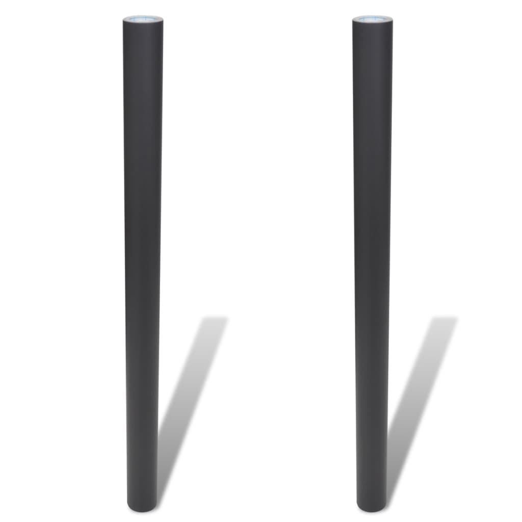 Adesivo da parete 06 x 2 m 2 rotoli con gesso nero 02_0045434