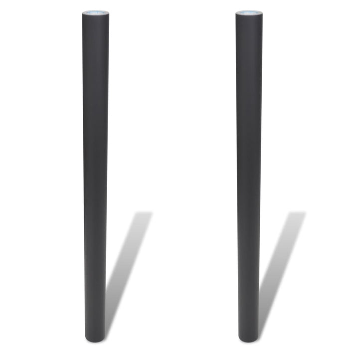 Adesivo da parete 06 x 2 m 2 rotoli con gesso nero 02_0045434