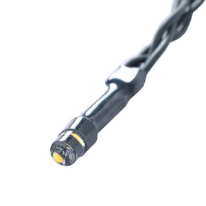 2 Palle topiarie foglie artificiali in legno di bosso 27 cm LED solare cod mxl 63020