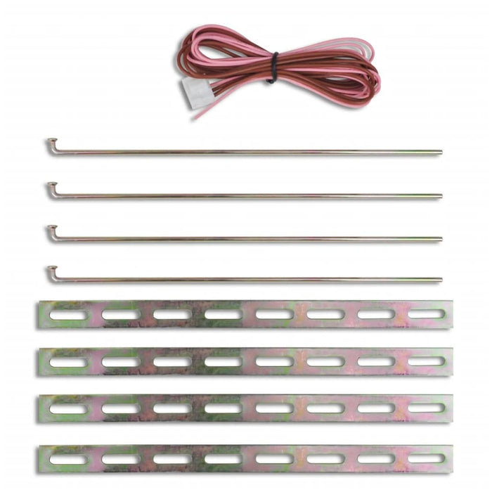 Set Auto Chiusura Centralizzata con 2 Telecomandi 4 Motori 12 V 150044