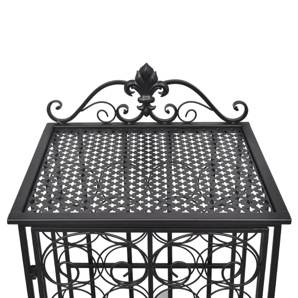 Portabottiglie per 28 Bottiglie di Vino in Metallo  cod mxl 40101