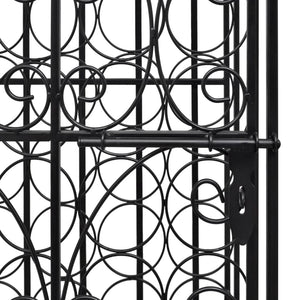 Portabottiglie per 28 Bottiglie di Vino in Metallo 240937