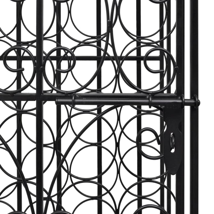 Portabottiglie per 28 Bottiglie di Vino in Metallo 240937