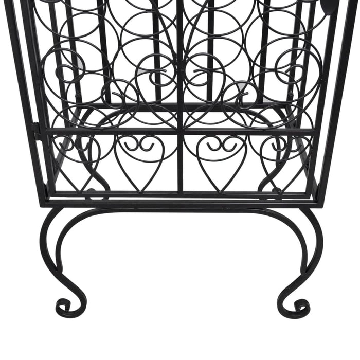 Portabottiglie per 28 Bottiglie di Vino in Metallo 240937