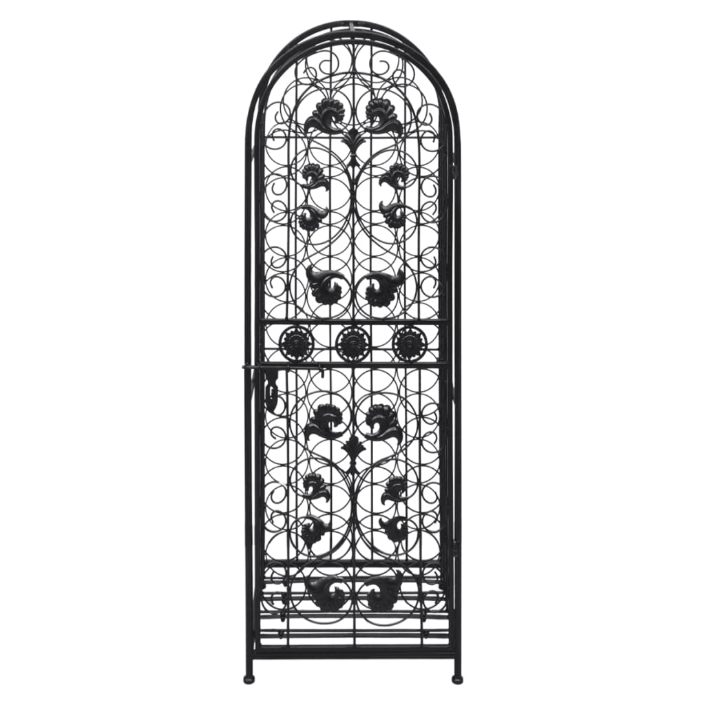 Portabottiglie per 45 Bottiglie di Vino in Metallo 240939