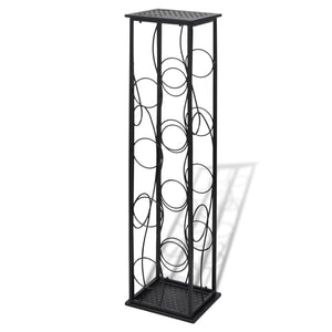 Portabottiglie per 8 Bottiglie di Vino in Metallo 240941