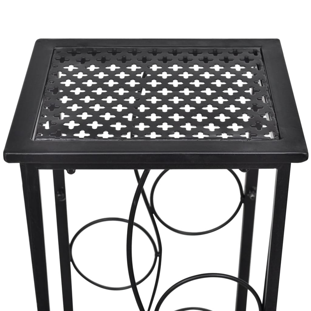 Portabottiglie per 8 Bottiglie di Vino in Metallo 240941