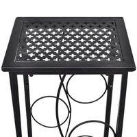 Portabottiglie per 8 Bottiglie di Vino in Metallo 240941