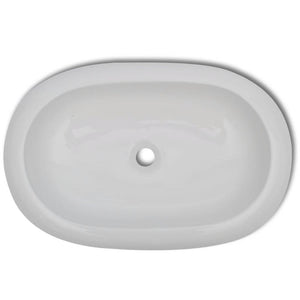 Lavabo bagno ovale in ceramica lavabo 63 x 42 cm bianco 02_0002479