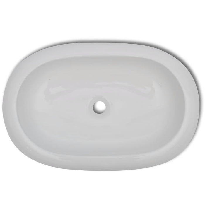 Lavabo bagno ovale in ceramica lavabo 63 x 42 cm bianco 02_0002479