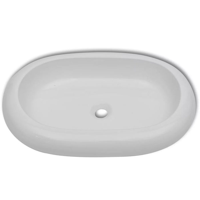 Lavabo bagno ovale in ceramica lavabo 63 x 42 cm bianco 02_0002479
