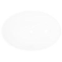 Lavello in Ceramica di Lusso Bianco Ovale 40 x 33 cm   cod mxl 53568