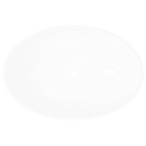 Lavabo bagno lavabo di forma ovale 40 x 33 cm in ceramica bianca 02_0002480