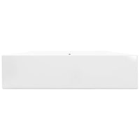 Lavabo da appoggio rettangolare in ceramica 60 x 46 cm Bianco 02_0002486