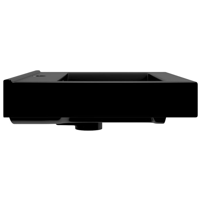 Lavello Bianco-Lavandino-Lavabo in Ceramica di Lusso con Foro Rubinetto 60x46 cm 511398