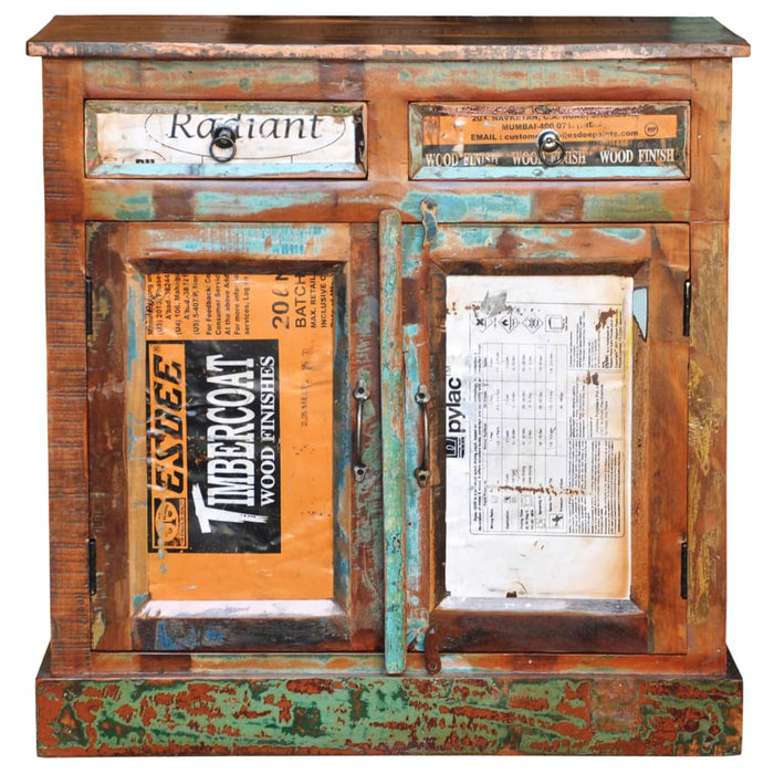 Credenza in Legno di Recupero Vintage con 2 Cassetti e 2 Ante 240952