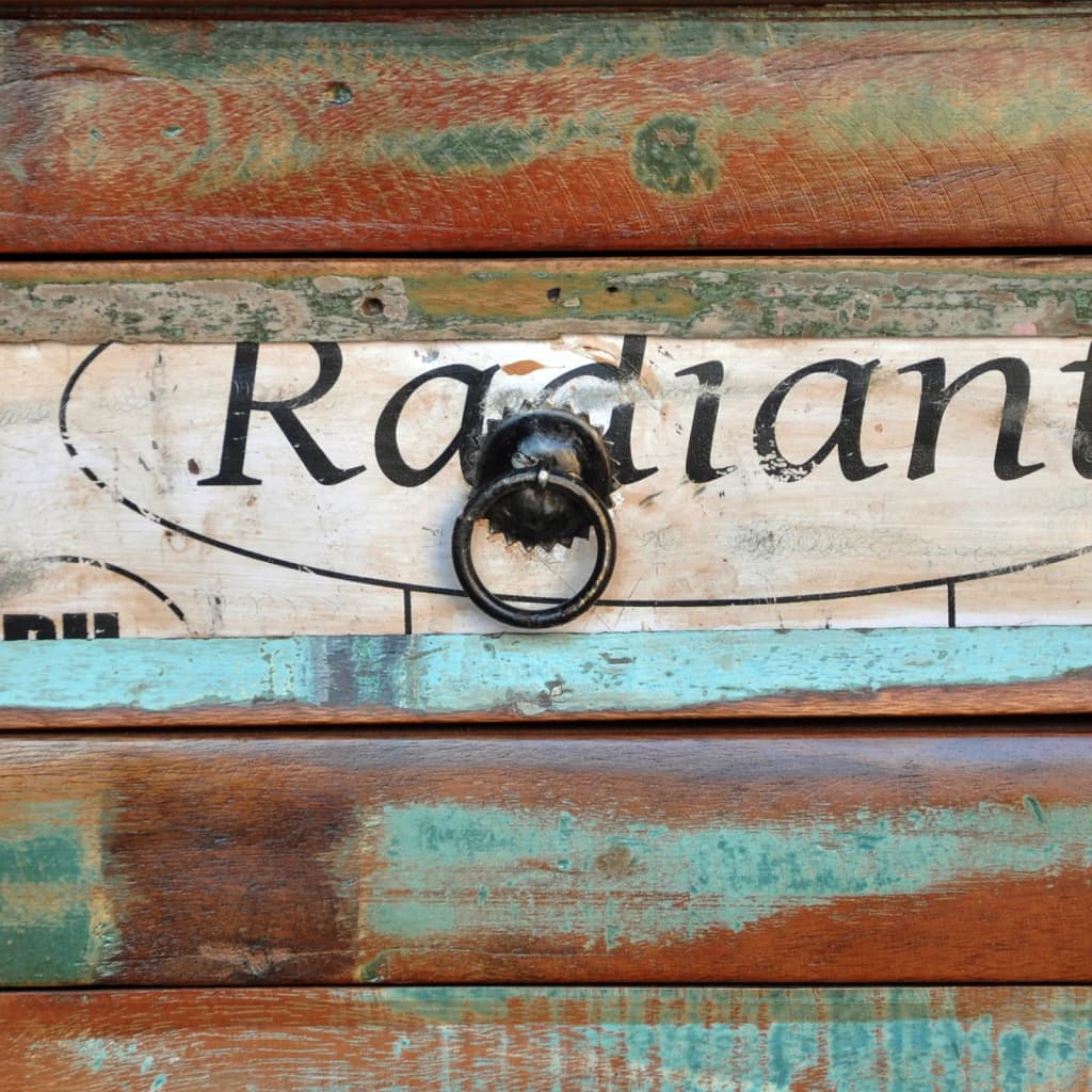 Credenza in Legno di Recupero Vintage con 2 Cassetti e 2 Ante 240952