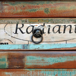 Credenza in Legno di Recupero Vintage con 2 Cassetti e 2 Ante 240952