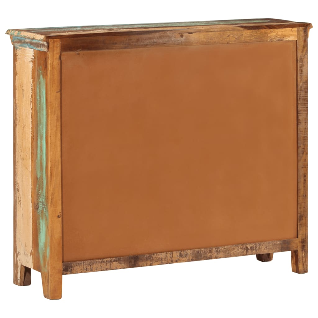 Credenza in Legno Massello di Recupero con 4 Sportelli 240954
