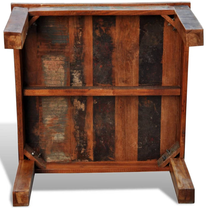 Tavolino da Salotto Quadrato in Legno di Recupero 240959