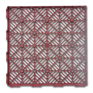 Set Piastrelle in Plastica Pavimentazione Giardino 29x29cm 24pz 40918