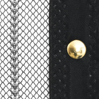 Tende Antimosche per Porta 2 pz 210 x 100 cm 2pz Magneti Nera 40920