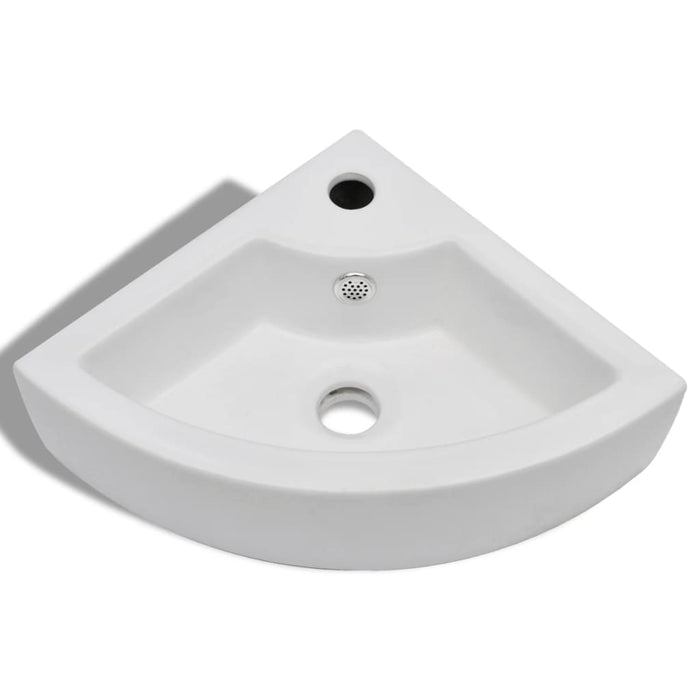 Lavandino-Lavello con Troppopieno 45x32x12,5 cm Bianco