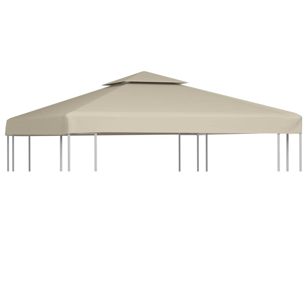 Telo di Ricambio per Gazebo 310g/mÂ² Beige 3x3mcod mxl 120941
