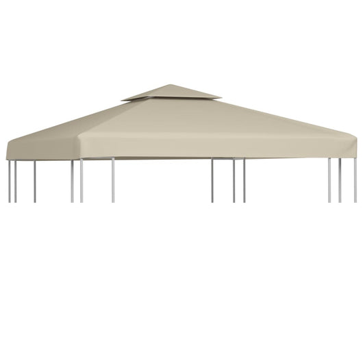 Telo di Ricambio per Gazebo 310g/mÂ² Beige 3x3mcod mxl 120941