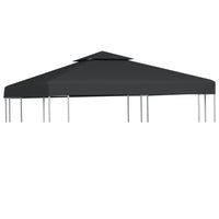 Telo di Ricambio per Gazebo 310g/mÂ² Grigio Scuro 3x3mcod mxl 72956
