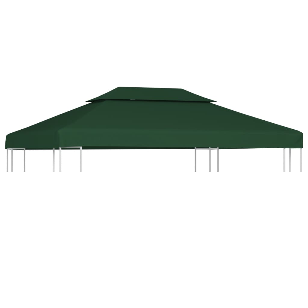 Telo di Ricambio per Gazebo 310g/mÂ² Verde 3x4mcod mxl 120904