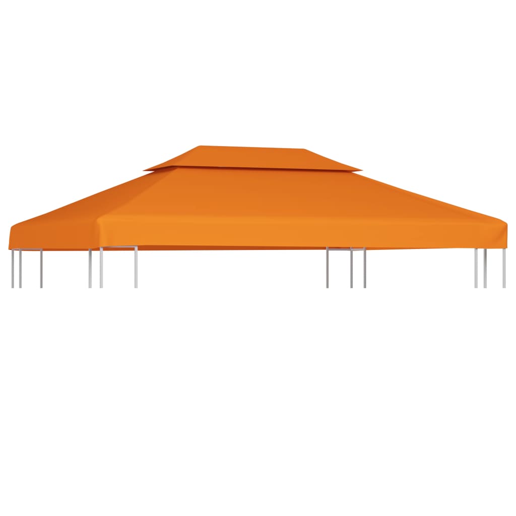 Telo di Ricambio per Gazebo 310g/mÂ² Arancione 3x4m cod mxl 68673