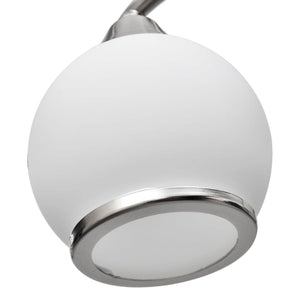 Lampada Soffitto Paralumi Vetro Tubi a Onda per 3 Lampadine E14 240986